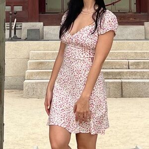 ZARA floral mini sundress